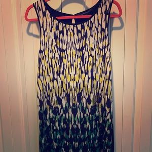Banana Republic Watercolor Sheath Dress
